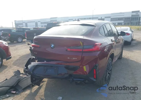 2026 BMW X4 xDrive30I z USA, uszkodzony, nr VIN 5UX33DT01S9223510